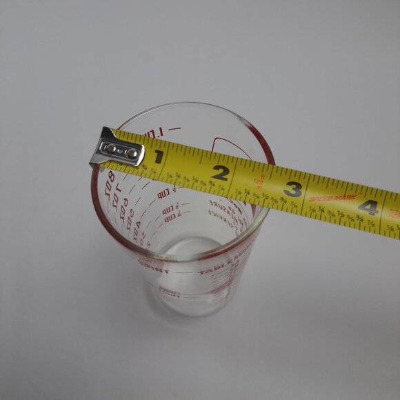 Vintage Advertising Measuring Glass Lincoln Rochester Bank Collectible Promo - Picture 13 of 13